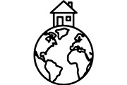 Earth Day Globe Silhouette Set, a Finance Illustration by Designer_Momina (Thumbnail 19 of 29)