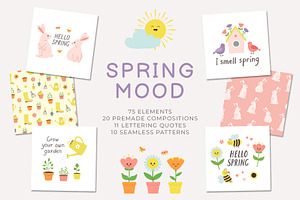Spring Mood | 100% hand drawn