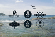 Boat logos set, a Branding & Logo Template by Oldy (Thumbnail 3 of 4)