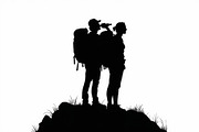 Hiker and Mountain Bundle, an Illustration by Creativeshirt (Thumbnail 21 of 21)
