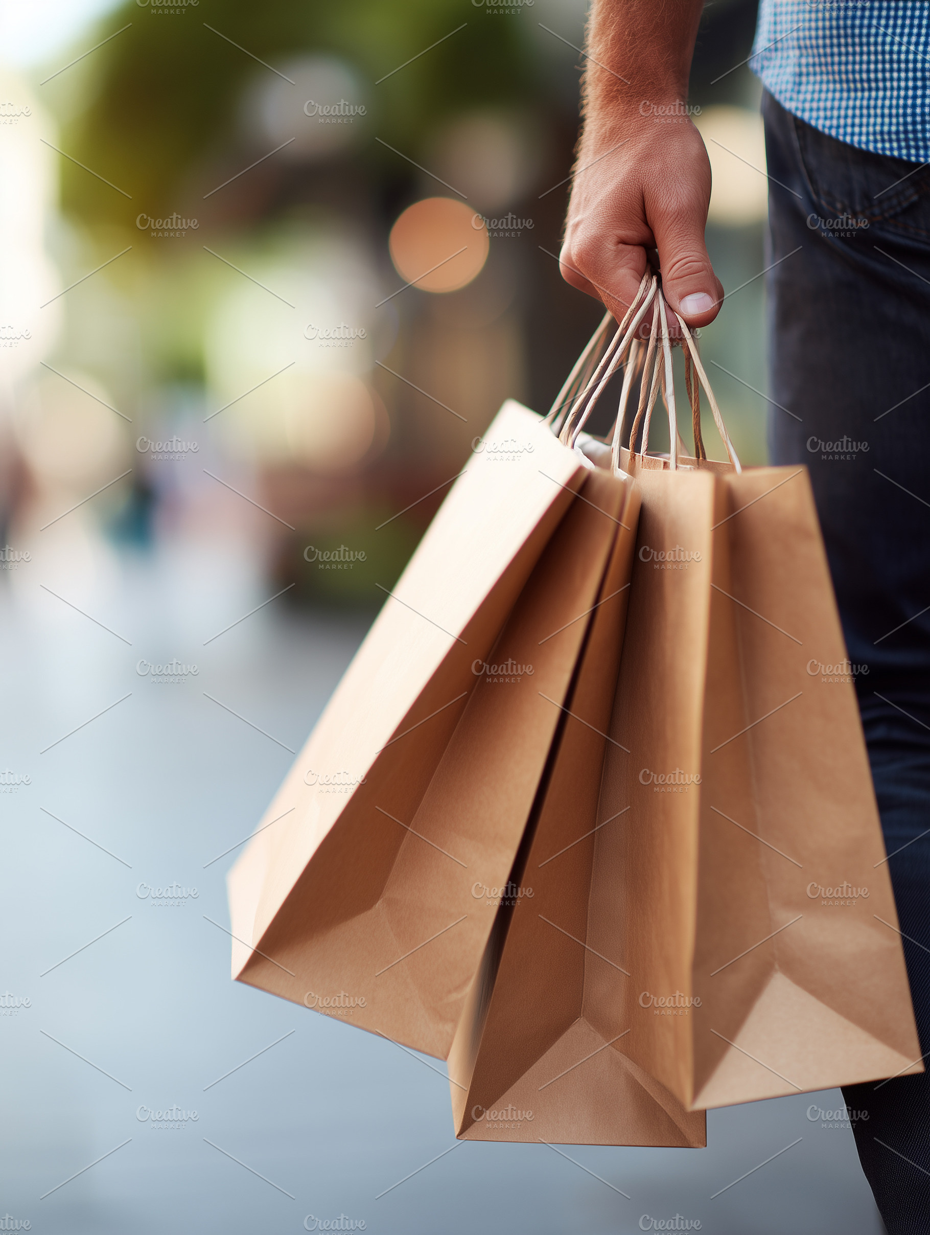 Close up of a person holding bags, a Beauty & Fashion Photo by MistyDay