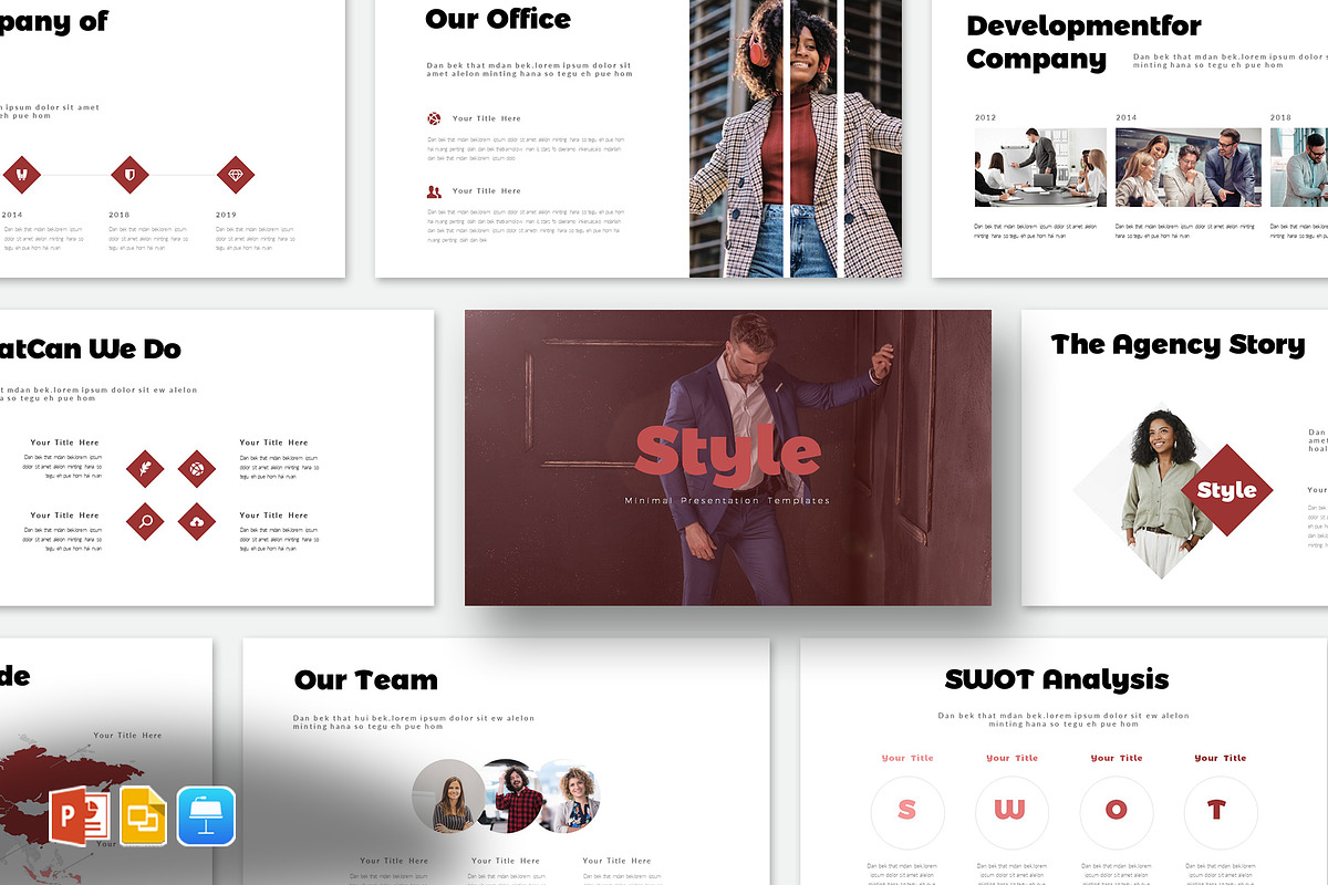 Style Company Profile Presentation, a Presentation Template by Blackcloud_Creations (Photo 1 of 6)