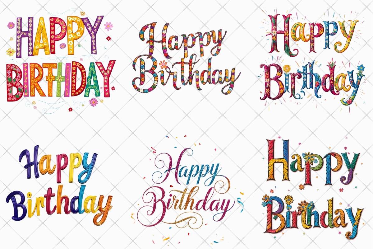Happy Birthday Graphics, a Graphic by Catchy Ideaz (Photo 4 of 5)