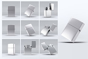 Steel Oil Lighter Mock-Up, a Product Mockup by DesignRushMarket (Thumbnail 2 of 8)