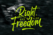 Rogthem Brush Font, a Handwritten Font by Dhan Studio (Thumbnail 2 of 9)