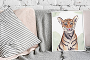 Baby animals - watercolor set, an Animal Illustration by Visual Animal (Thumbnail 6 of 11)