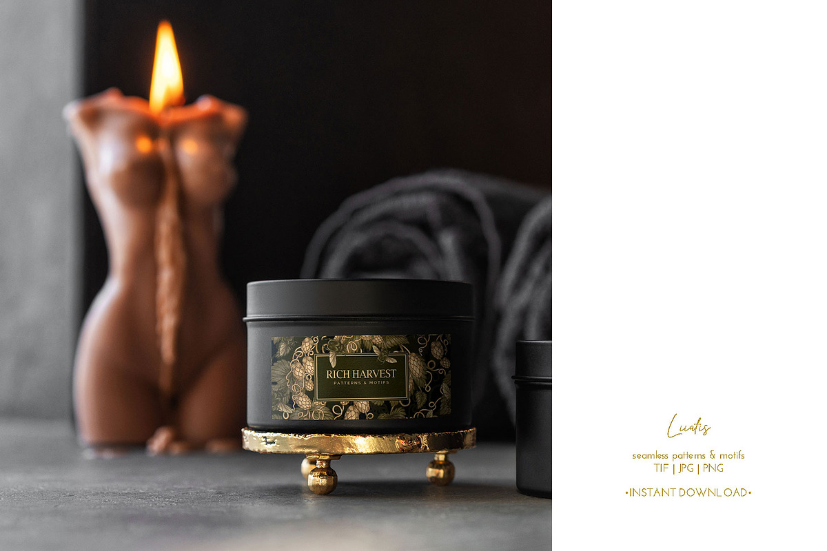 RICH HARVEST — Botanical Patterns, a Decorative Illustration by Liiafis (Photo 14 of 17)