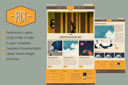 Fox - HTML Template