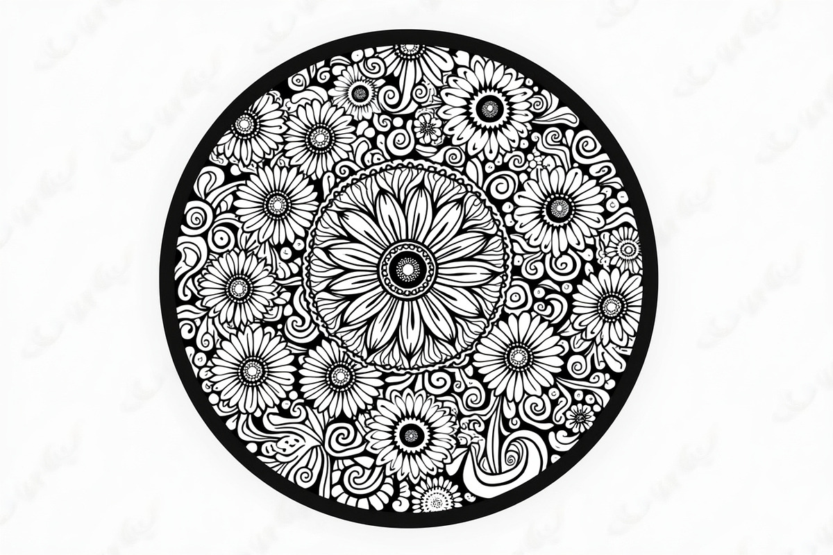 Mandala Floral Circle Pack, an Illustration by BIPLOB EXPERT (Photo 3 of 9)