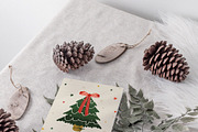 Christmas Folk Art graphic set, a Seasonal Illustration by Madiwaso (Thumbnail 8 of 13)