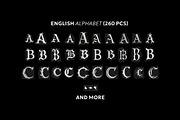 Gothic Letters, 500+ pcs PNG FONT, an Object Graphic by BORT GRAPHIC (Thumbnail 5 of 8)