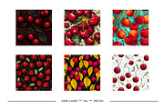 Cherry Retro Art Style Patterns, a Pattern Graphic by karenfoleyphoto (Thumbnail 5 of 15)