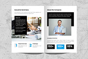 Project Proposal Brochure Template, a Brochure Template by White Graphic (Thumbnail 3 of 11)