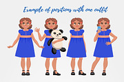Girl teenager CHARACTER CREATOR (AI), a Person Illustration by Mandarinkas art (Thumbnail 4 of 6)