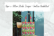 Veggie Garden with Stripes Pattern, a Pattern Graphic by Paper & Pattern Studio (Thumbnail 5 of 9)