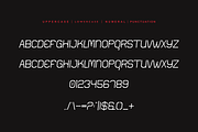 Remoosi - Digital Futuristic Font, a Sans Serif Font by QR Design Studio (Thumbnail 5 of 7)