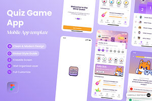 Mind Quest - Quiz Game App, an App Template by SLAB! Design