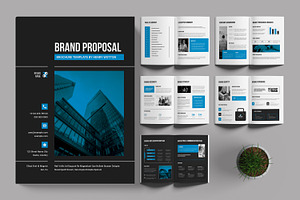 Brand Proposal Template Layout, a Brochure Template by ContestDesign