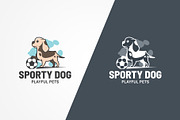 Sporty Dog Logo Template, a Branding & Logo Template by floringheorghe (Thumbnail 2 of 2)