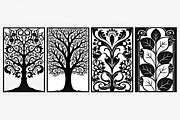 Nature Cutout Vector Pack, an Illustration by Amazin_art (Thumbnail 2 of 9)