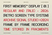 First Memoirs | Sans Serif Typeface, a Sans Serif Font by gracetype_studio (Thumbnail 3 of 12)