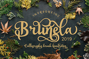 Brunela - Handrawn Calligraphy font, a Script Font by SHEILLA (Thumbnail 2 of 7)