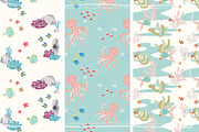 Life Aquatic | Patterns & Graphics, an Animal Illustration by Julia Shvets (Thumbnail 3 of 6)