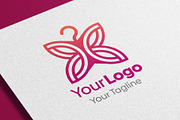 Wings Laundry Logo Template, a Branding & Logo Template by Grapixy (Thumbnail 1 of 3)