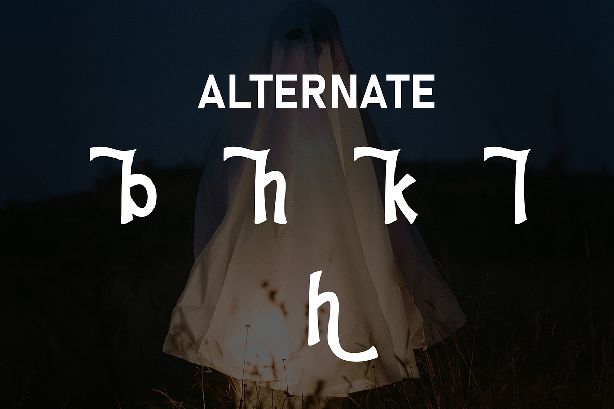 Night Ghost | Script Font, a Script Font by Scratchones (Photo 8 of 9)