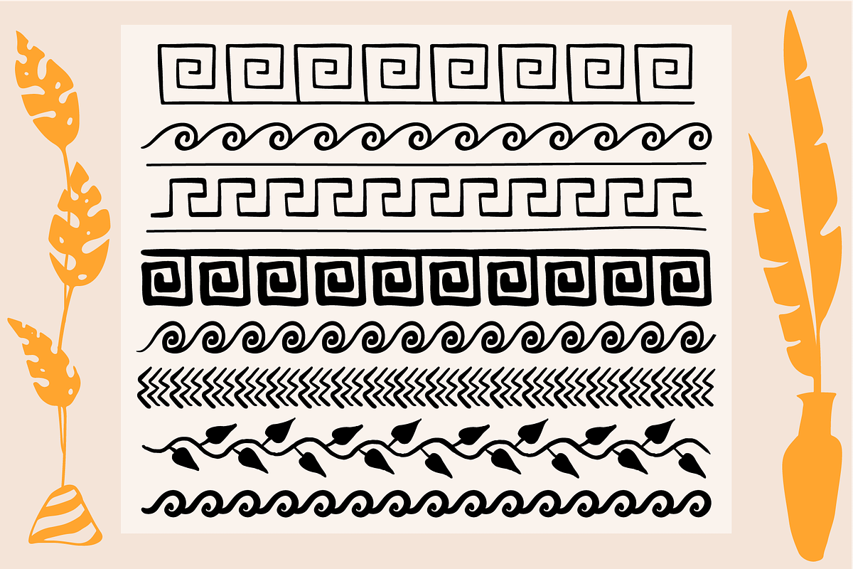 Ancient Greece. Antique vector set, a Decorative Illustration by PixelAesthetic (Photo 7 of 12)