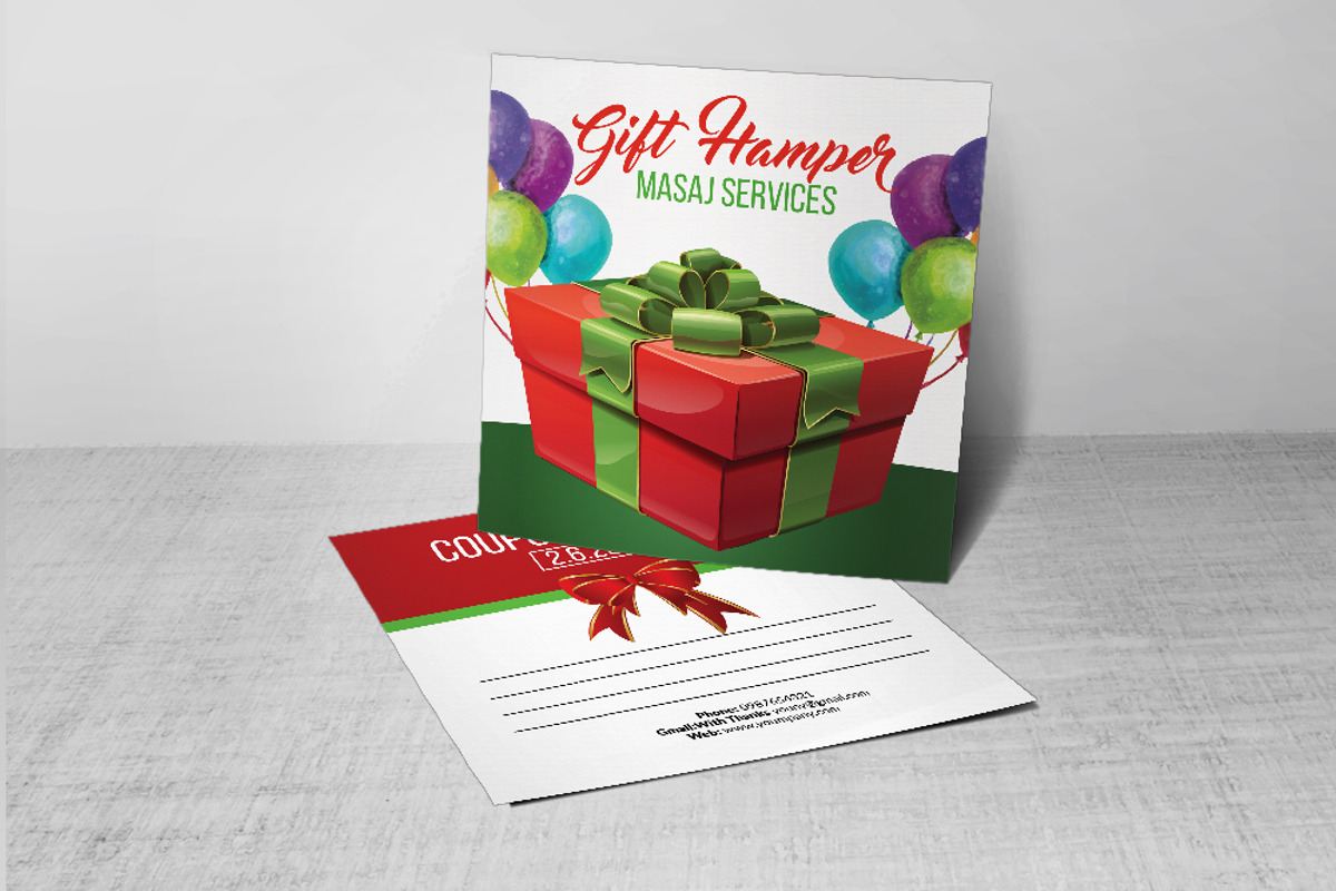 Gift Hamper Post Card, a Card Template by Business Flyers (Photo 3 of 4)