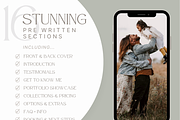 GOLD Family Price Photography Guide, a Magazine Template by Signature Edits (Thumbnail 4 of 11)