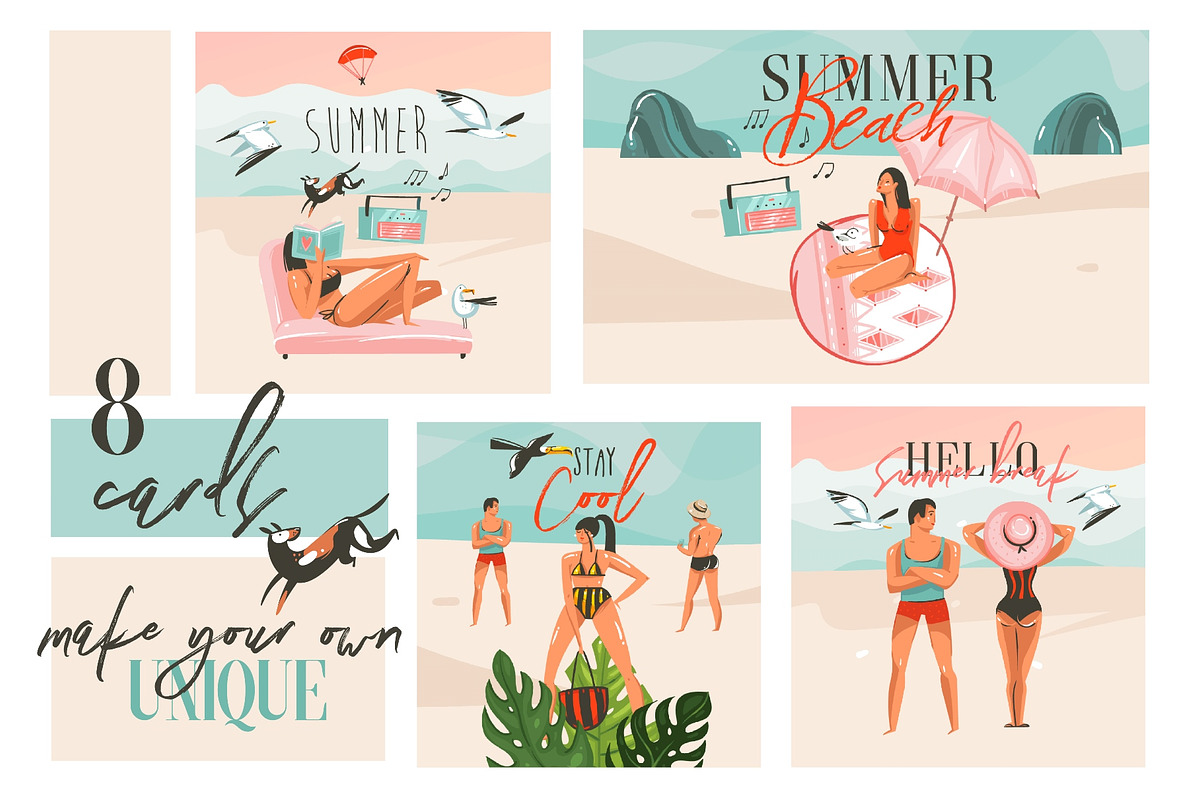 On The Beach, an Animal Illustration by Anastasy_helter (Photo 6 of 11)