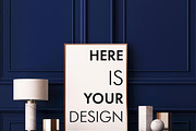15 mockup of posters in the interior, a Print Template by FilL239 (Thumbnail 5 of 16)