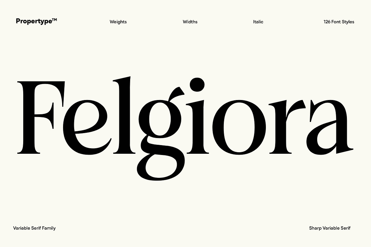 Felgiora, a Serif Font by Propertype (Photo 1 of 16)