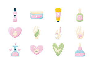 Cruelty Free Icons Set, a Templates & Theme by studiogstock