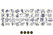 Hand Drawn Valentine Clipart Set, an Illustration by designvectx (Thumbnail 3 of 3)