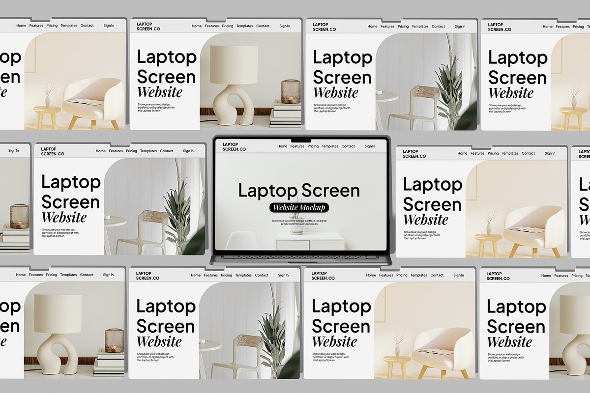 Laptop Screen Website Mockup, a Wearable Device Mockup by Unerispace (Photo 3 of 4)
