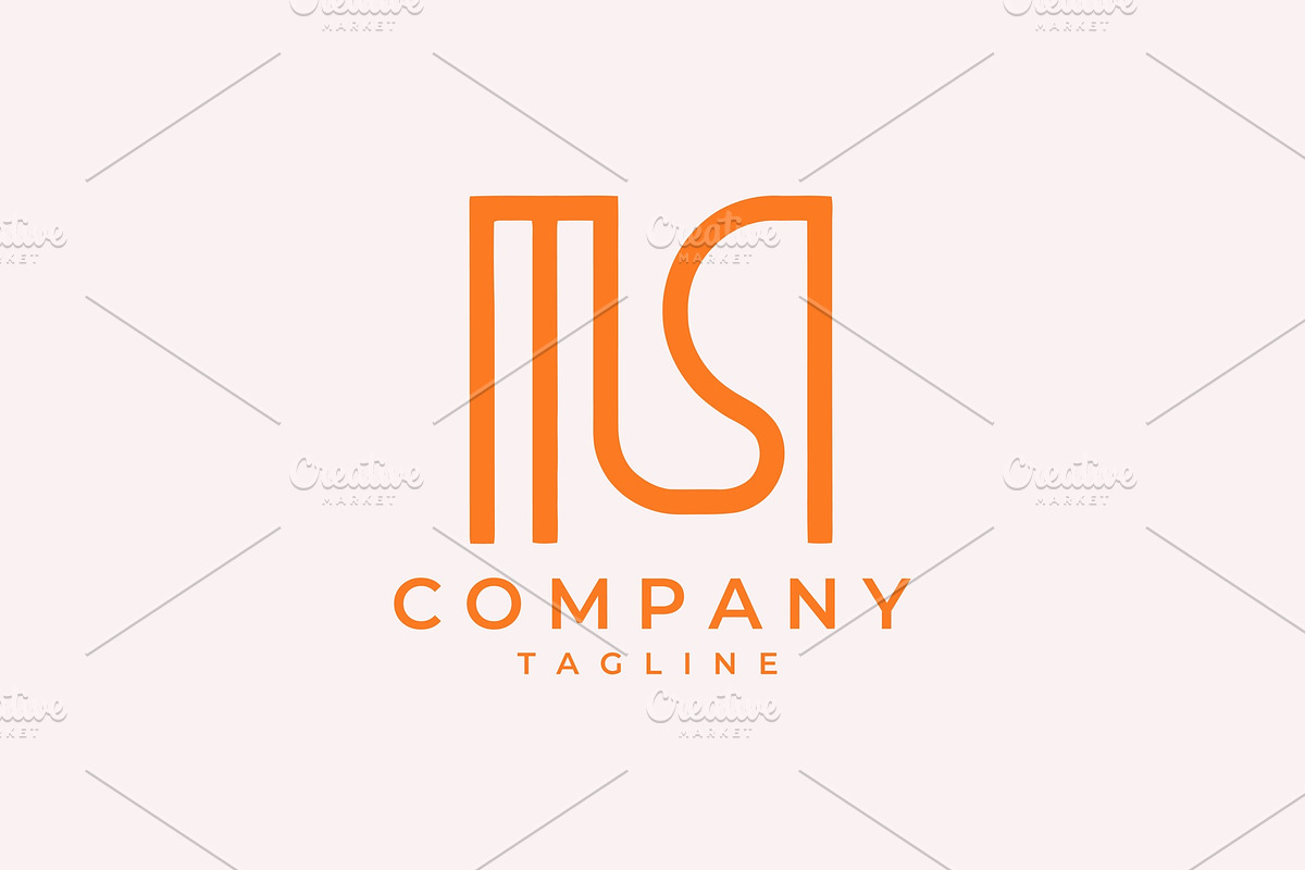 Ms letter monogram logp, a Branding & Logo Template by Vectorium Studio (Photo 2 of 2)