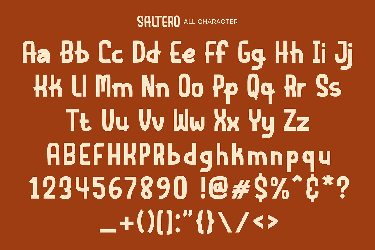 Saltero - Bold Display Font, a Sans Serif Font by Youthlabs Studio (Photo 11 of 12)