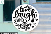 Fall Round Door hanger SVG Bundle, a Graphic by Designer302 (Thumbnail 18 of 23)