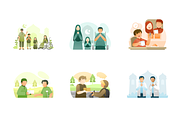 Faceless Islamic Illustrations, a Person Illustration by Berkah Studio (Thumbnail 4 of 12)