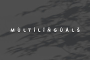 Angled Headline Font, a Sans Serif Font by artyway (Thumbnail 9 of 10)