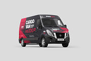 Cargo Van Mockup, an Advertising Mockup by Hubzway (Thumbnail 1 of 2)