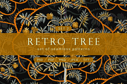 Retro tree - Set 2, a Pattern Graphic by Yummy (Thumbnail 1 of 11)
