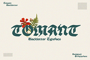 Tomant Blackletter Font, a Blackletter Font by Erifqizefont (Thumbnail 1 of 10)