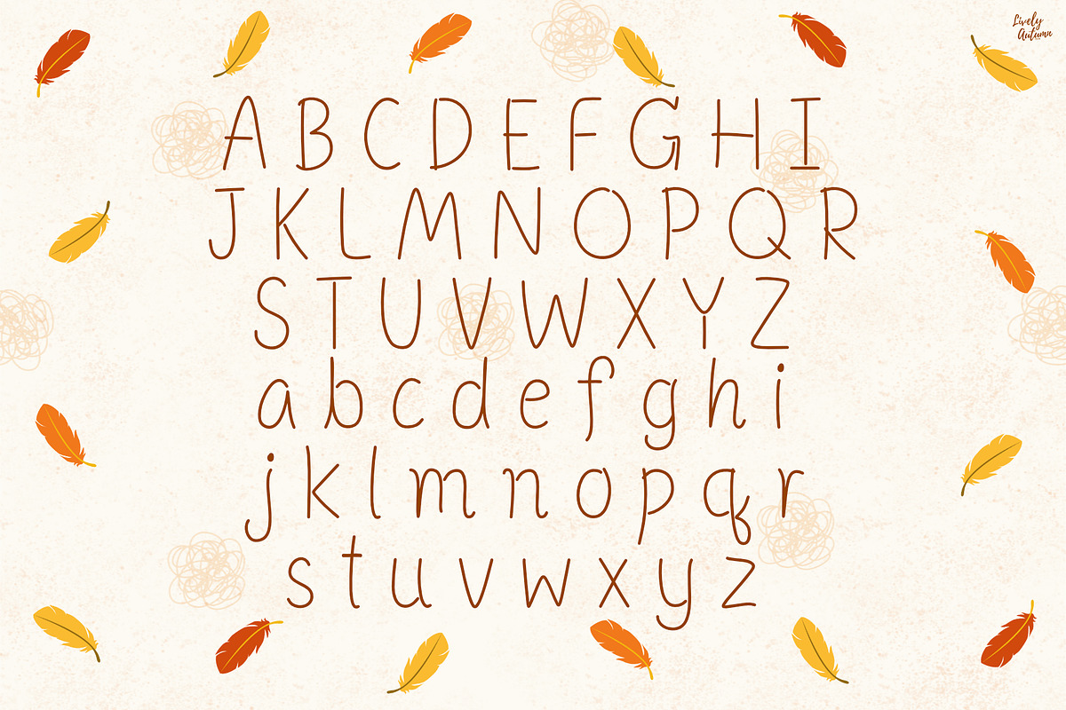 Featherfall | Handwriting font, a Handwritten Font by LivelyAutumn11.11 (Photo 2 of 5)