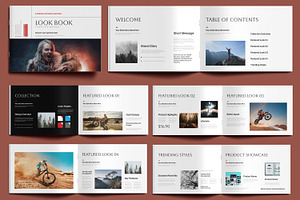 Fashion Lookbook Design Template, a Brochure Template by MightyDesign