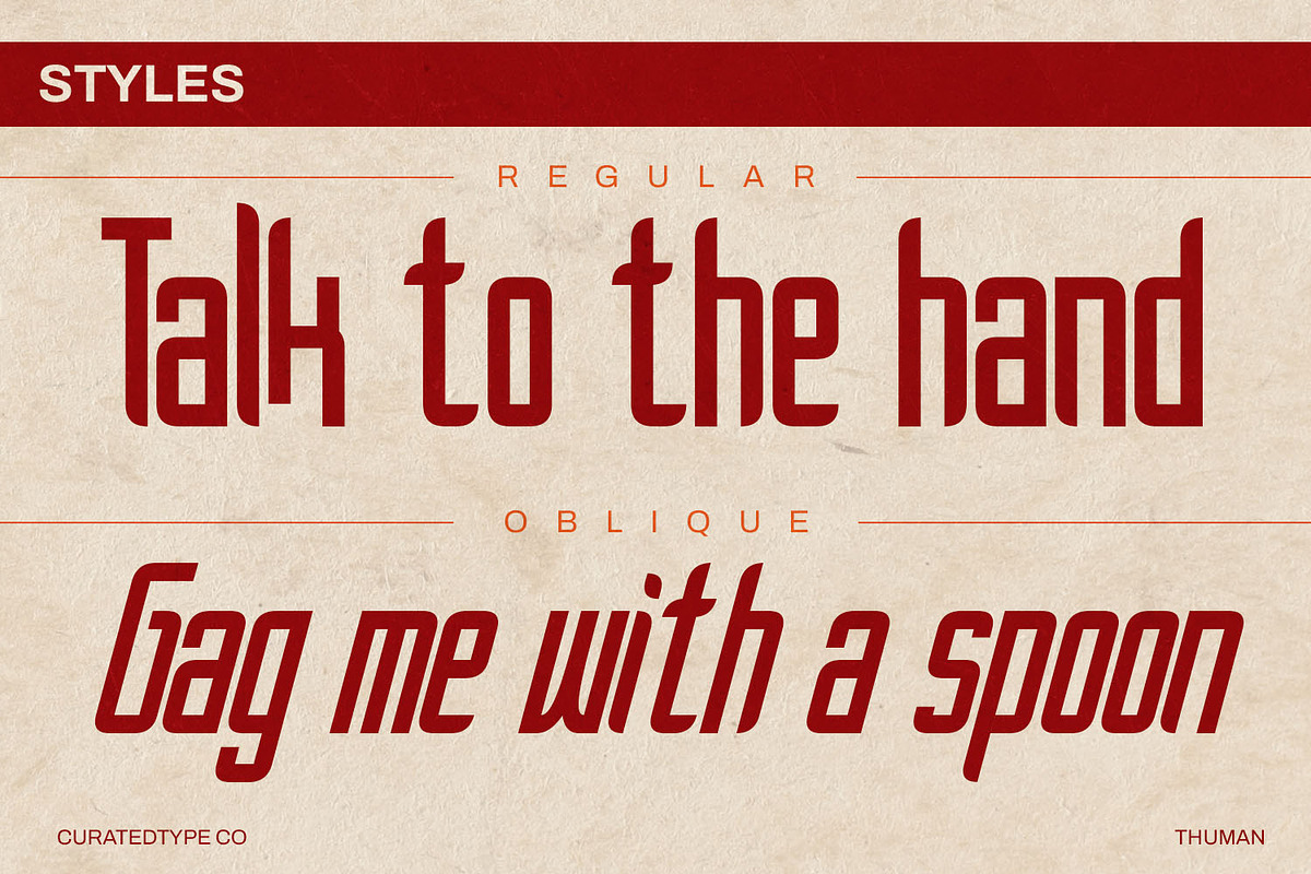 Thuman - Tall Display Font, a Sans Serif Font by CuratedType Studio (Photo 10 of 13)