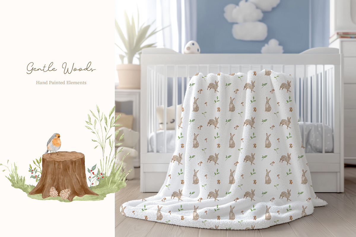 Watercolor Forest Animals Clipart, an Animal Illustration by ElenaPlatovaArt (Photo 5 of 18)